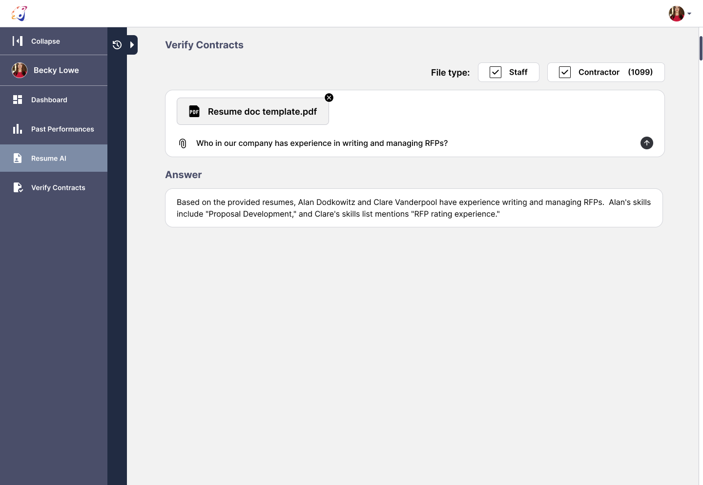 Resume AI tool