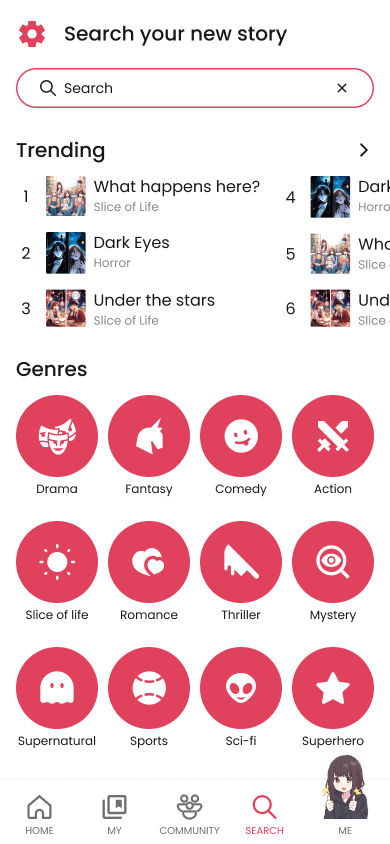 Search Screen