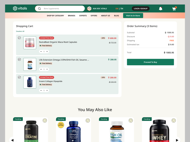 Cart Page