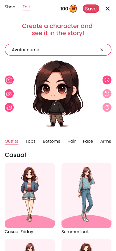 Avatar customization