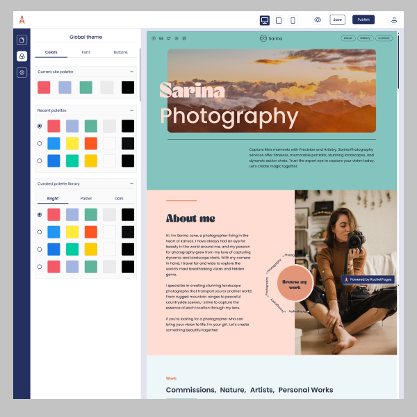 RocketPages Global Color